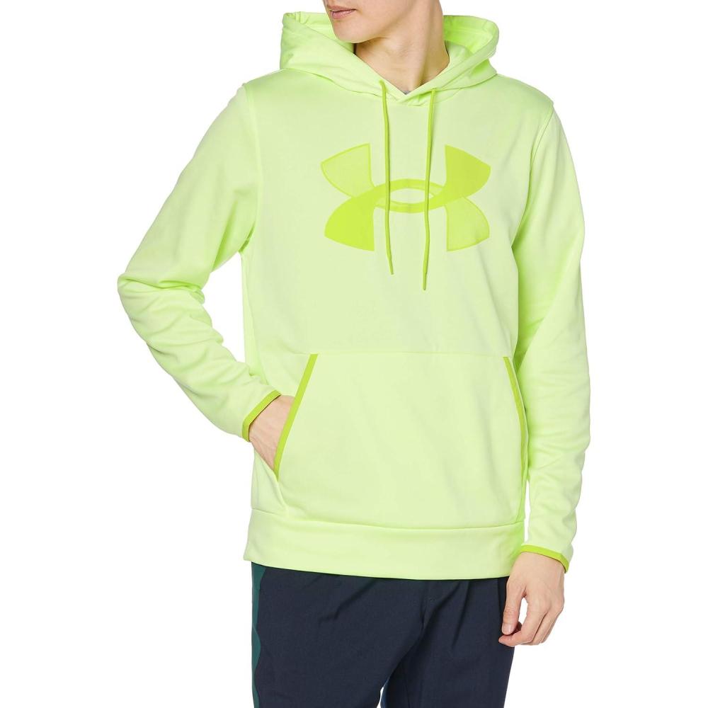 imageUnder Armour mens Armour Fleece Big Logo HoodieLime Fizz 291Green Citrine
