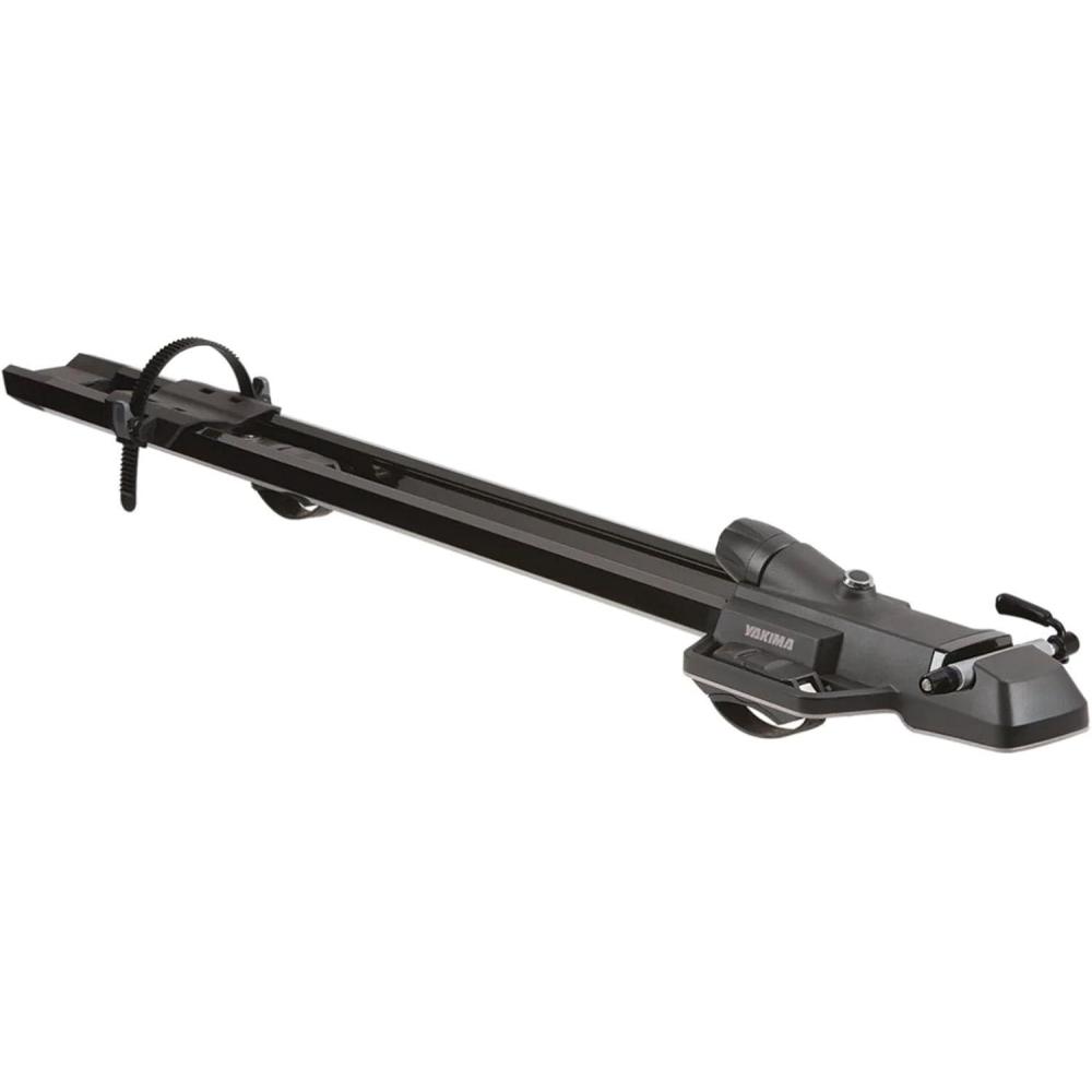 imageYakima HighSpeed Premium Rooftop Fork Bike Mount with TorqueRight Knob T Slot Crossbars and Carry Quick Release for Sports and Outdoor Use Black