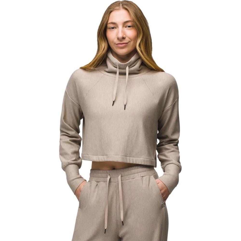 imageprAna Womens Sacred Space PulloverAu Lait Heather