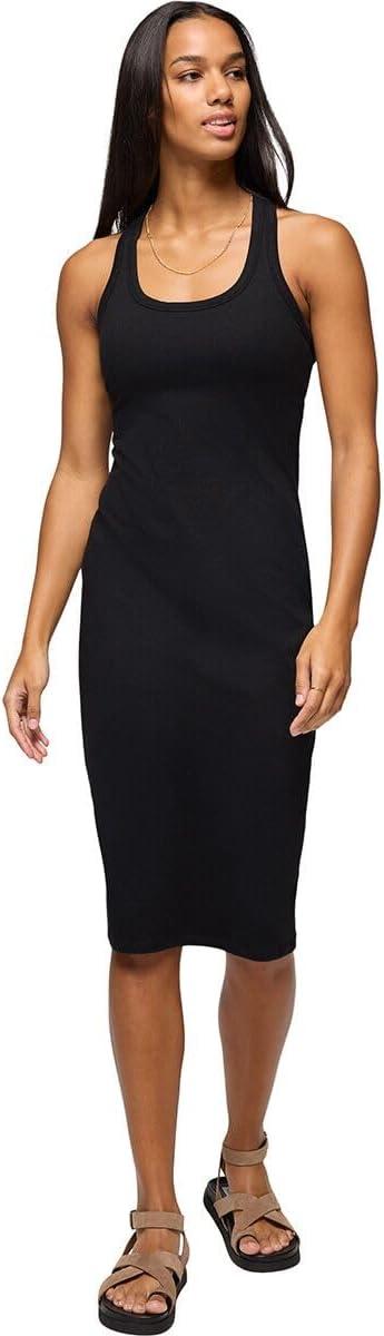 imageprAna Womens Heavana Racerback Midi DressBlack Heather