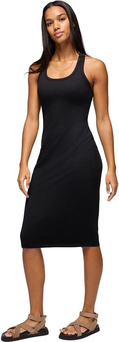 imageprAna Womens Heavana Racerback Midi DressBlack Heather