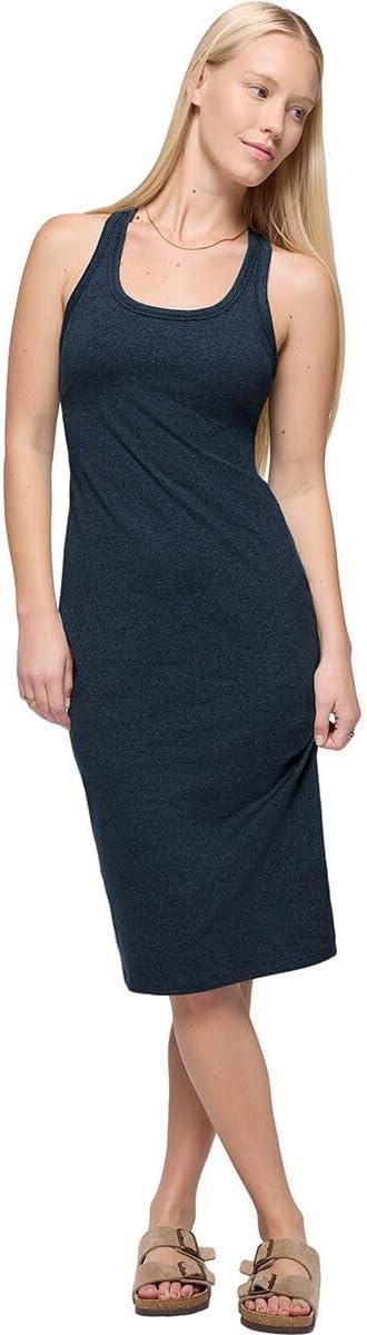 imageprAna Womens Heavana Racerback Midi DressStormy Night Heather