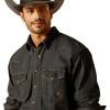 Ariat Mens Denim Shirt(Black Rinse)