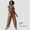 Backcountry, Sleeveless Cotton Gauze Jumpsuit – Women’s(Fossil)