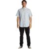Billabong Men’s All Day Jacquard Short Sleeve Woven(Blue Haze)