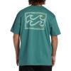 Billabong Men’s Crayon Wave Short Sleeve Graphic Tee(Crayon Wave Billiard)