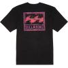 Billabong Men’s Crayon Wave Short Sleeve Graphic Tee(Crayon Wave Black)