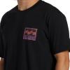 Billabong Men’s Crayon Wave Short Sleeve Graphic Tee(Crayon Wave Black)