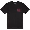 Billabong Men’s Crayon Wave Short Sleeve Graphic Tee(Crayon Wave Black)
