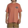 Billabong Men’s Crayon Wave Short Sleeve Graphic Tee(Crayon Wave Coral)
