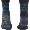 Bridgedale Men’s Lightweight Ankle Height-Merino Endurance Socks(Dark Grey/Blue)