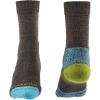 Bridgedale Women’s Lightweight Boot Height-Merino Endurance Socks(Brown/Lime)