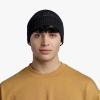 Buff Merino Summit Beanie(Solid Black)