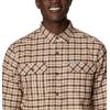 Columbia Men’s Flare Gun Stretch Flannel(Ancient Fossil Small Check)