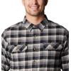 Columbia Men’s Flare Gun Stretch Flannel(Black Shadow Plaid)