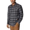 Columbia Men’s Flare Gun Stretch Flannel(City Grey Twill Buffalo Check)