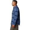 Columbia Men’s Flare Gun Stretch Flannel(Collegiate Navy River Crossing Plaid)
