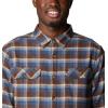 Columbia Men’s Flare Gun Stretch Flannel(Cordovan Shadow Plaid)