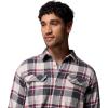 Columbia Men’s Flare Gun Stretch Flannel(Dark Stone Trails Edge Plaid)