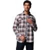 Columbia Men’s Flare Gun Stretch Flannel(Dark Stone Trails Edge Plaid)