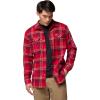 Columbia Men’s Flare Gun Stretch Flannel(Mtn Red Trails Edge Plaid)