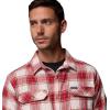 Columbia Men’s Flare Gun Stretch Flannel(Mtn Red Two Lane Tartan)