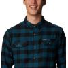 Columbia Men’s Flare Gun Stretch Flannel(Night Wave Buffalo Check)