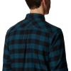 Columbia Men’s Flare Gun Stretch Flannel(Night Wave Buffalo Check)