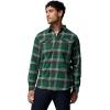 Columbia Men’s Flare Gun Stretch Flannel(Rain Forest Trails Edge Plaid)