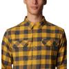 Columbia Men’s Flare Gun Stretch Flannel(Raw Honey Buffalo Check)