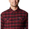 Columbia Men’s Flare Gun Stretch Flannel(Red Jasper Shadow Plaid)