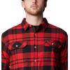 Columbia Men’s Flare Gun Stretch Flannel(Sail Red River Crossing Plaid)