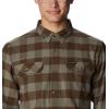 Columbia Men’s Flare Gun Stretch Flannel(Stone Green Twill Buffalo Check)