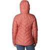 Columbia Women’s Heavenly Hooded Jacket(Dark Coral)