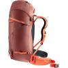 Deuter Unisex 44 +8 L Guide Alpine Backpack, Redwood-Papaya, 44+8 Liter