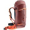 Deuter Unisex 44 +8 L Guide Alpine Backpack, Redwood-Papaya, 44+8 Liter
