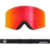 Dragon RVX MAG OTG Unisex Snow Goggles – Nouveau Black/LL Red Ionized & LL Light Rose