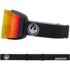 Dragon RVX MAG OTG Unisex Snow Goggles – Nouveau Black/LL Red Ionized & LL Light Rose