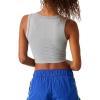Free People Women’s Free Throw Muscle Tank(Heather Grey)