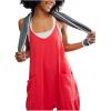 Free People womens Hot Shot Onesie(Cherry Red)