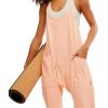 Free People womens Hot Shot Onesie(Pastel Peach)