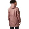 Helly Hansen Women’s Long Belfast Lightweight Waterproof Windproof Breathable Raincoat Jacket with Hood(096 Ash Rose)