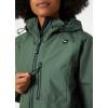 Helly Hansen Women’s Long Belfast Lightweight Waterproof Windproof Breathable Raincoat Jacket with Hood(476 Spruce)