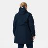 Helly Hansen Women’s Long Belfast Lightweight Waterproof Windproof Breathable Raincoat Jacket with Hood(597 Navy)