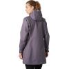 Helly Hansen Women’s Long Belfast Lightweight Waterproof Windproof Breathable Raincoat Jacket with Hood(654 Smoked Purple)