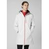 Helly Hansen Women’s Long Belfast Lightweight Waterproof Windproof Breathable Raincoat Jacket with Hood(823 Nimbus Cloud)
