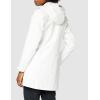 Helly Hansen Women’s Long Belfast Lightweight Waterproof Windproof Breathable Raincoat Jacket with Hood(White)