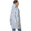 Helly-Hansen Women’s Moss Rain Coat(601 Washed Navy Stripe Aop)
