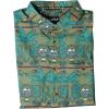 KAVU River Wrangler Short Sleeve Print Button Down Shirt(Wax N Wander)
