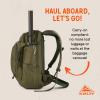 Kelty | Redwing Traveler Backpacks, Travel Pack for Adventure Travel | Burnt Olive & Black(Burnt Olive)